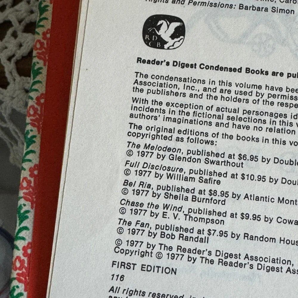 Vintage Readers Digest Books 1969 1977 Set & Patchwork Quilt Chicken Decor
